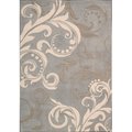 Nourison Nourison 6668 Contour Area Rug Collection Silver 7 ft 3 in. x 9 ft 3 in. Rectangle 99446066688